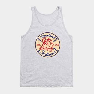 Cleveland Indians Patch by Buck Tee Tank Top